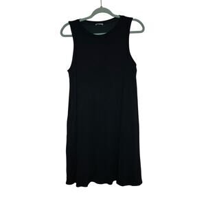 Common Threads Black Knee Length Swing Dress Size Small